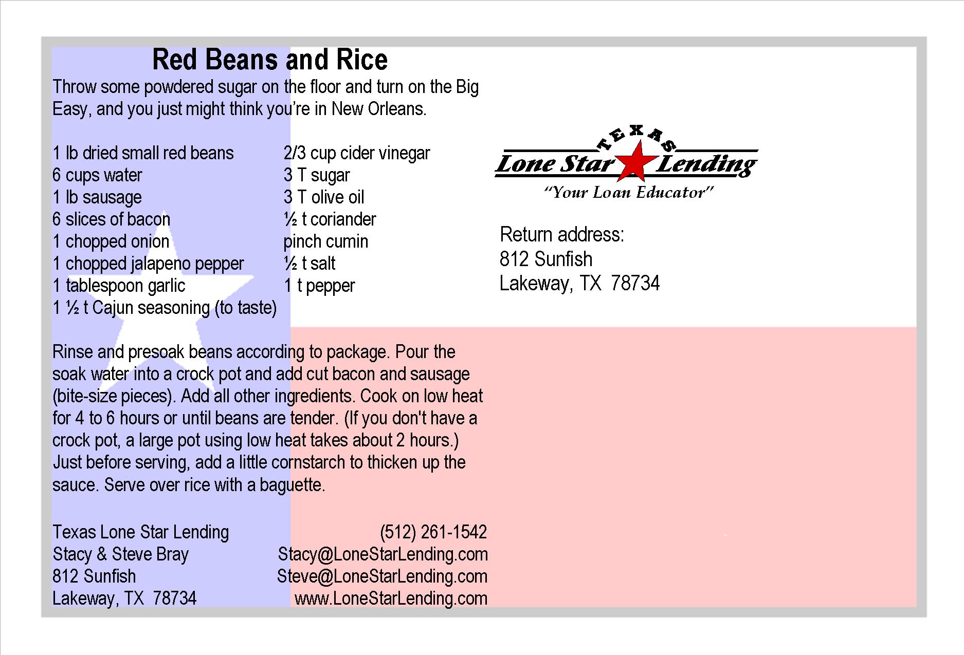 Red Beans and Rice recipe