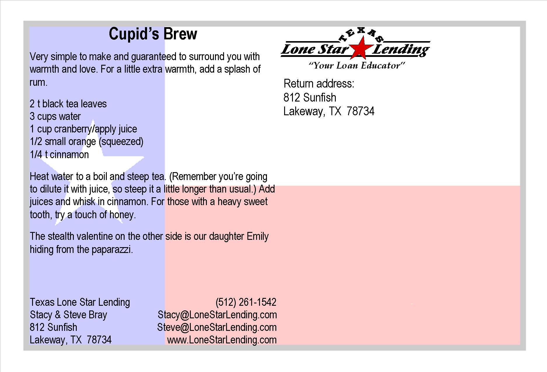 Cupid's Brew recipe