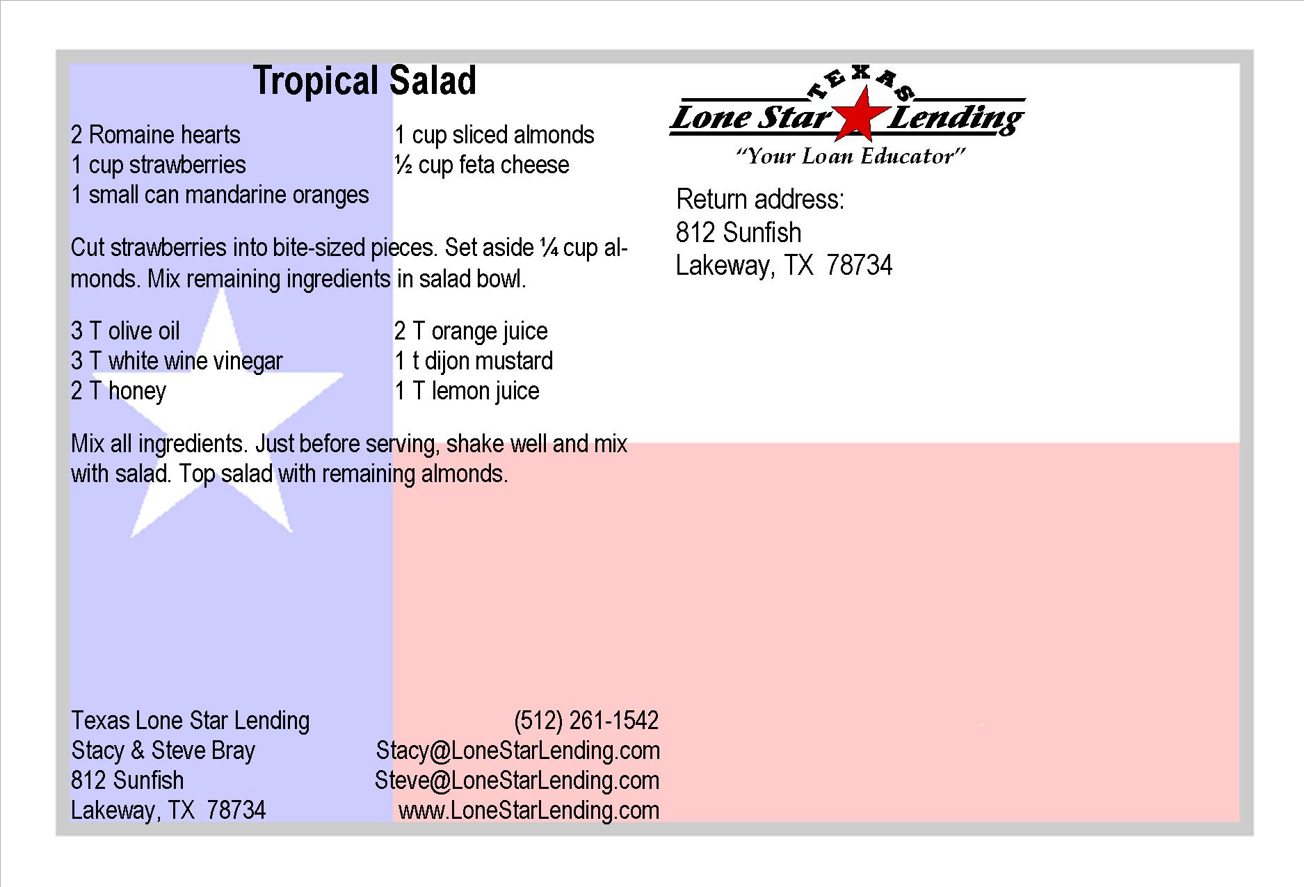 Tropical Salad recipe