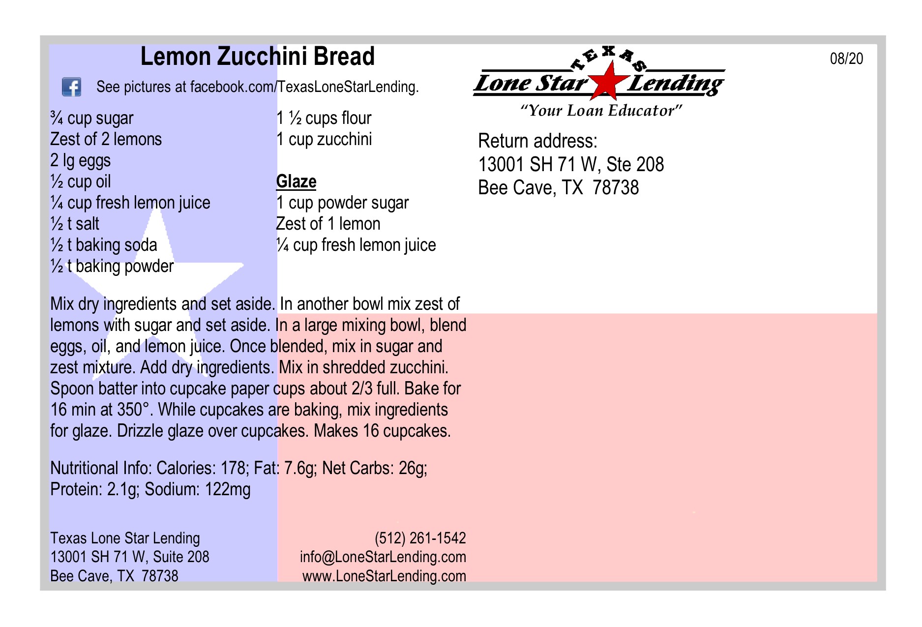 Lemon Zucchini Bread recipe